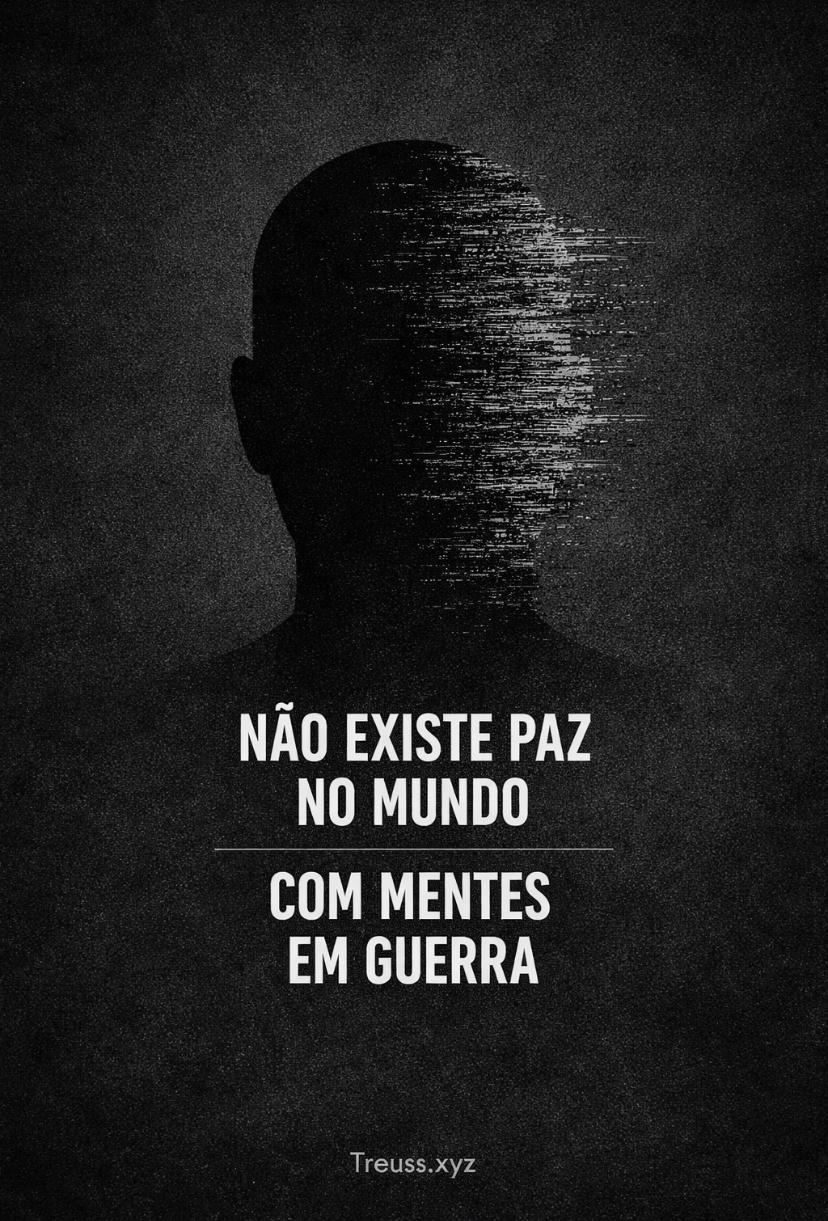 Card Paz: Não existe paz no mundo com mentes em guerra